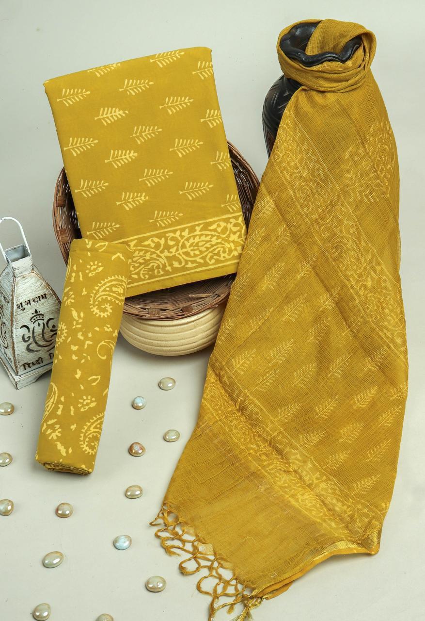 Kota Doriya Dupatta Cotton Suit Set