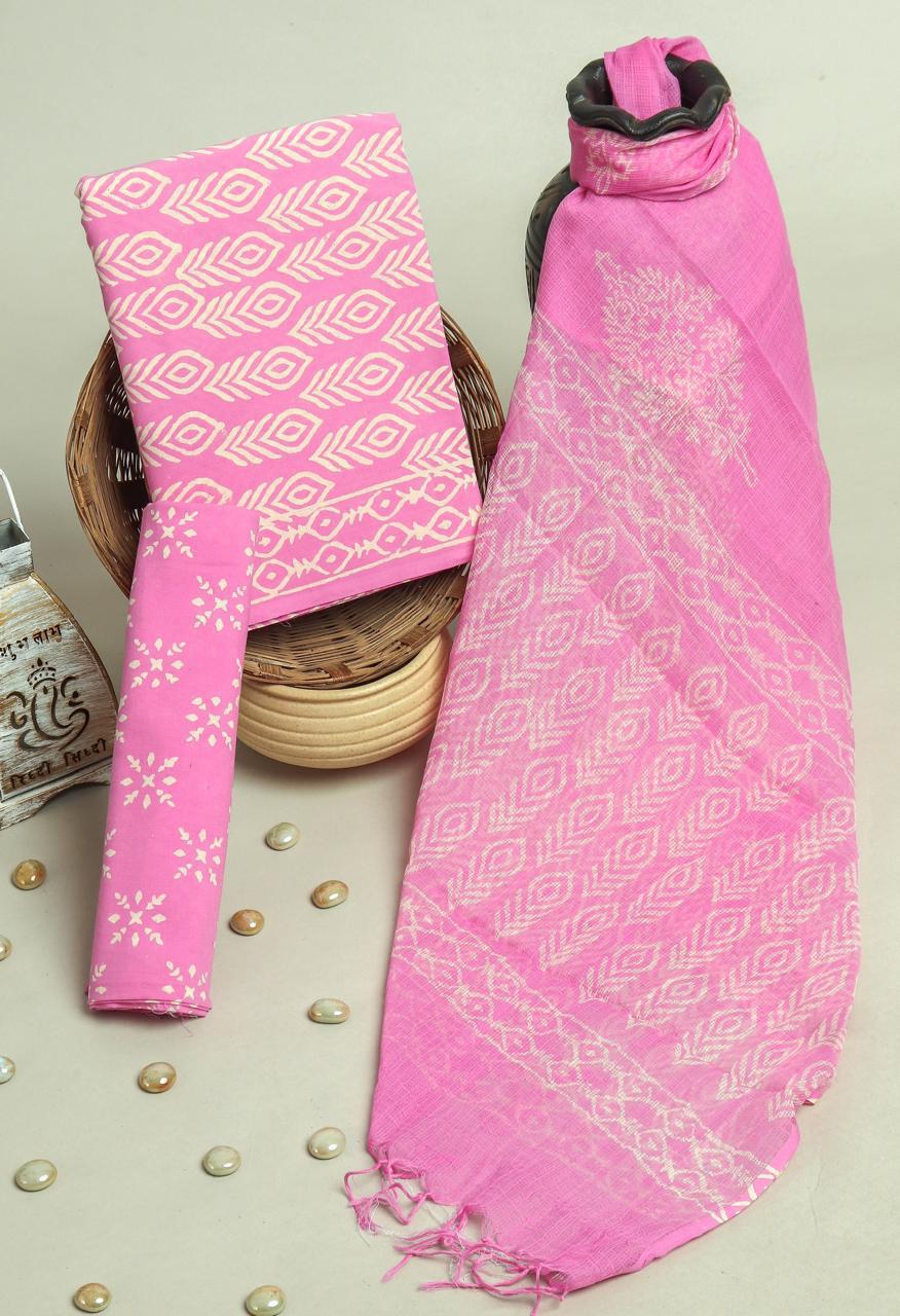 Kota Doriya Dupatta Cotton Suit Set