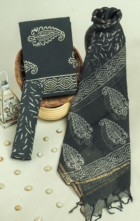 Kota Doriya Dupatta Cotton Suit Set
