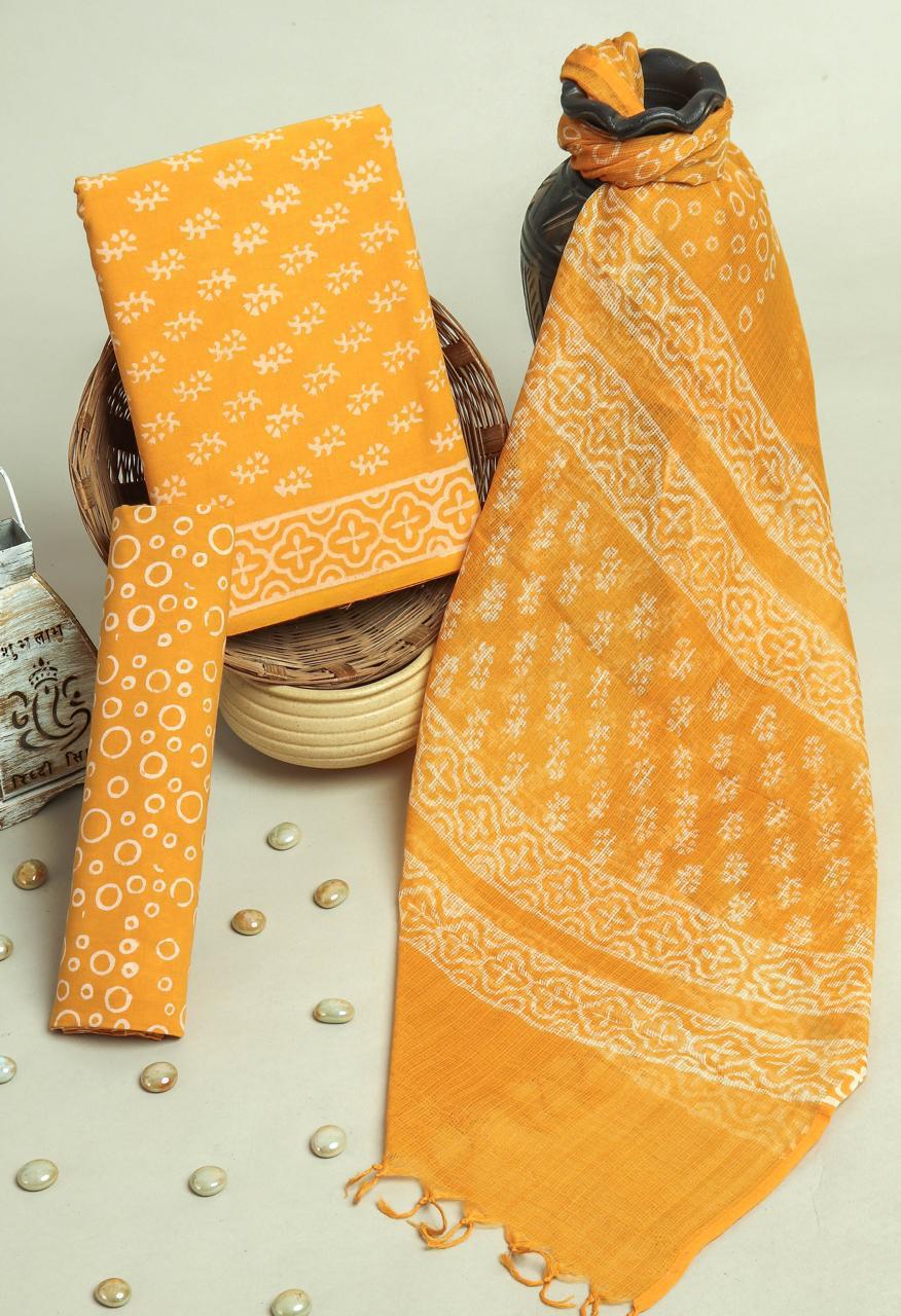 Kota Doriya Dupatta Cotton Suit Set