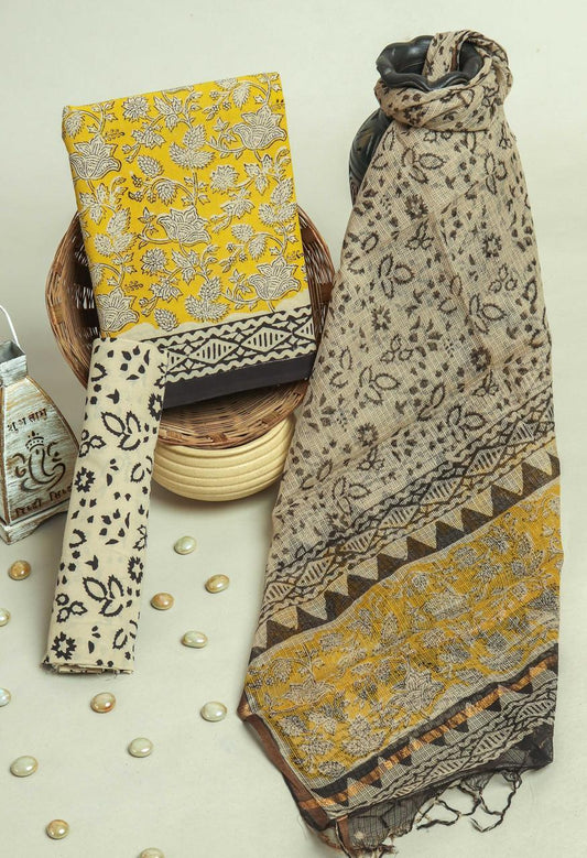 Kota Doriya Dupatta Cotton Suit Set