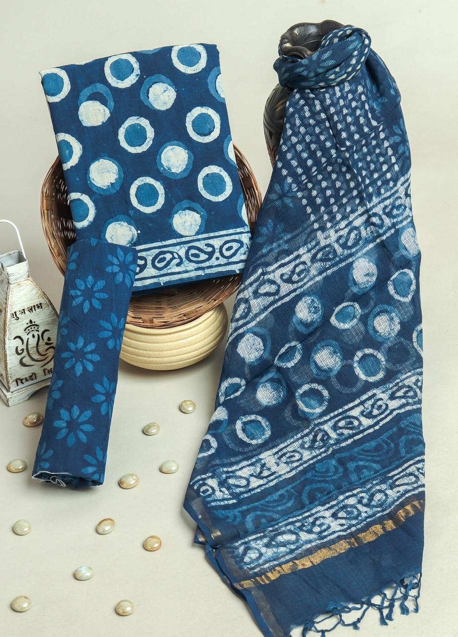 Kota Doriya Dupatta Cotton Suit Set