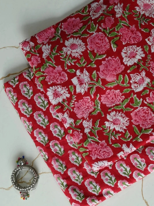 Hand Block Printed Pure Cotton Combo Set