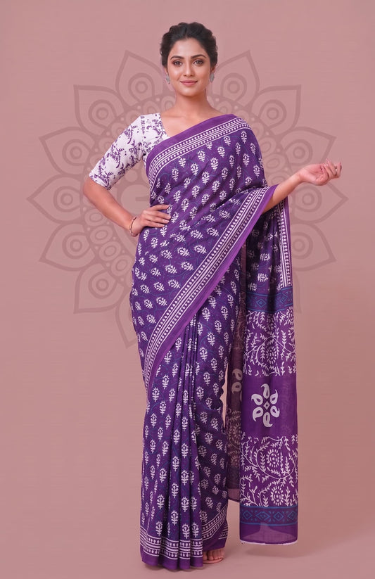 Traditional Handcrafted Collection Premium Cotton Sarees for Women