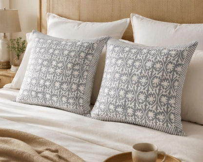 Jaipuri Traditional Hand Block Printed Cotton Cushion Cover