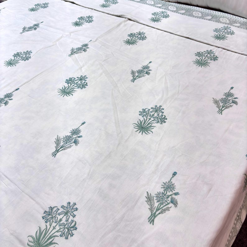 Floral Reversible Mulmul Cotton Dohar