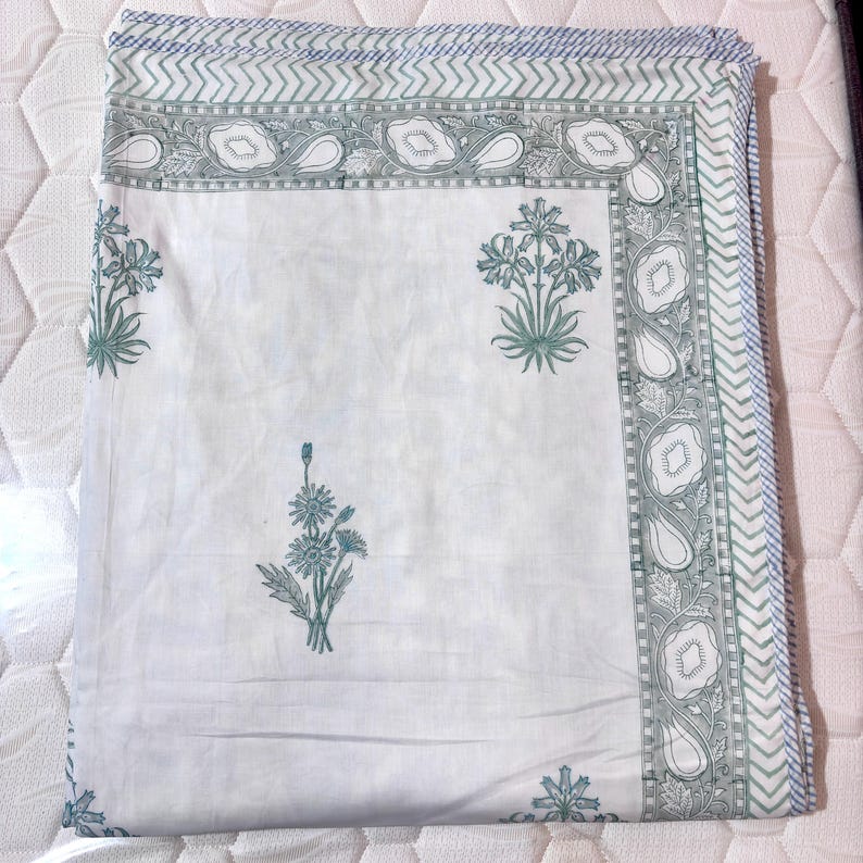 Floral Reversible Mulmul Cotton Dohar