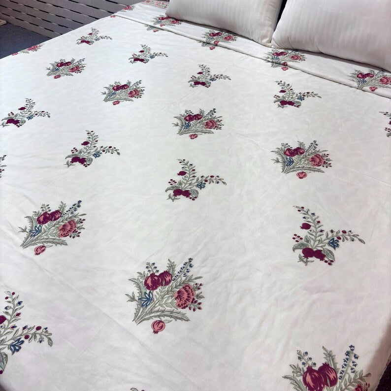 Breathable Cotton Dohar with Traditional Hand Block Print