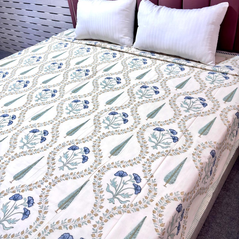 Jaipuri Lightweight Breathable Cotton AC Dohar