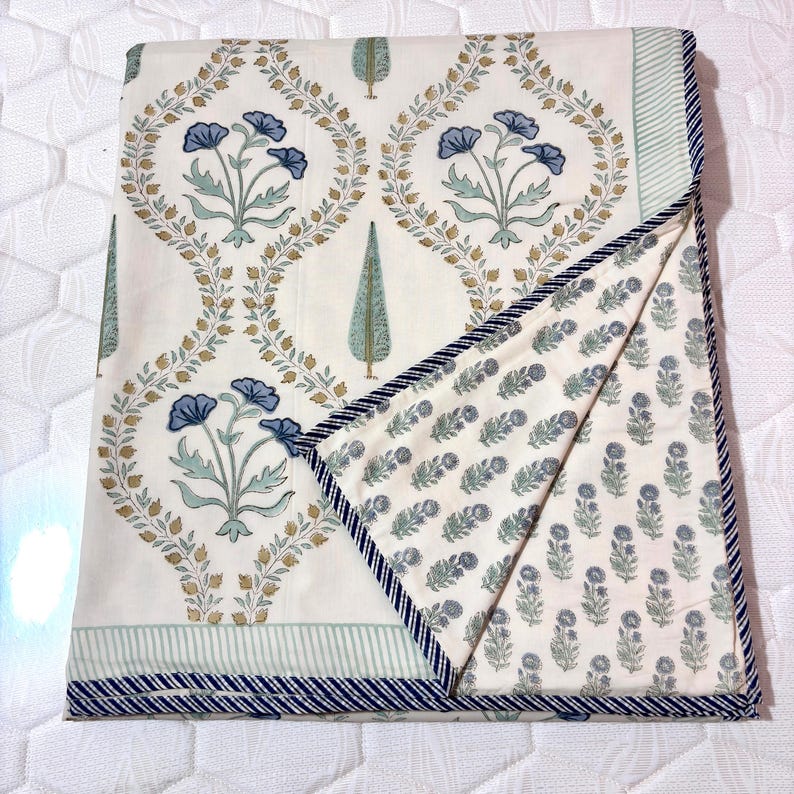 Jaipuri Lightweight Breathable Cotton AC Dohar