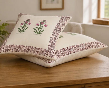 Traditional Handmade Sofa Cushion Cover – Handmade Cotton Block Print