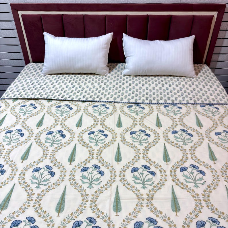 Jaipuri Lightweight Breathable Cotton AC Dohar