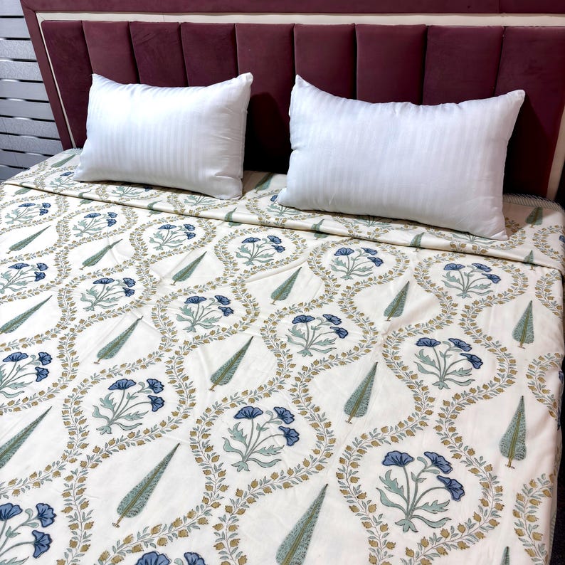 Jaipuri Lightweight Breathable Cotton AC Dohar
