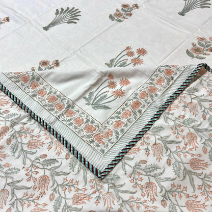 Reversible Floral Printed Lightweight Cotton Dohar