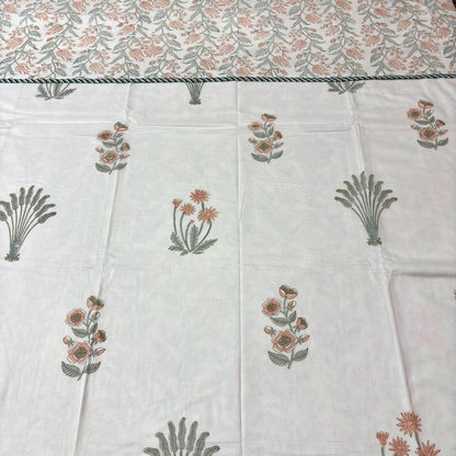 Reversible Floral Printed Lightweight Cotton Dohar