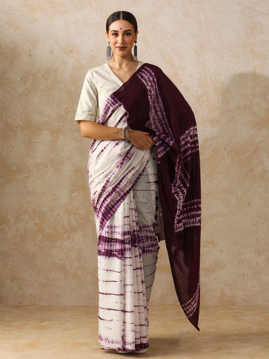 Classic Jaipuri Printed Cotton Mulmul Saree for Women