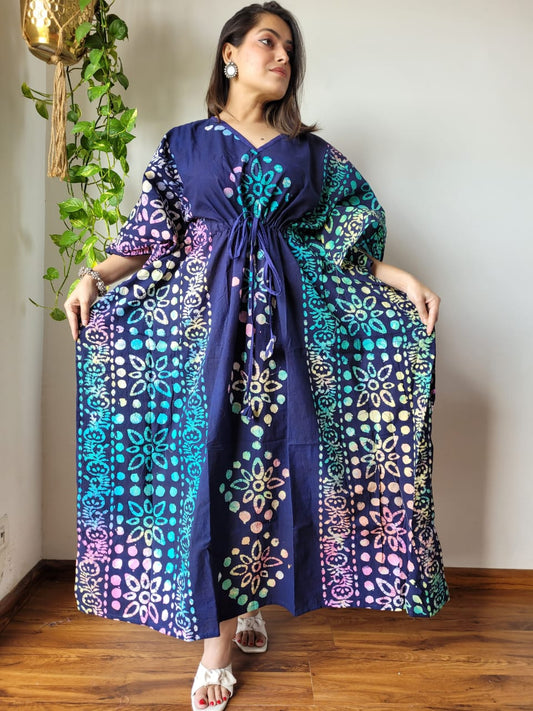 Blue Printed Night suit