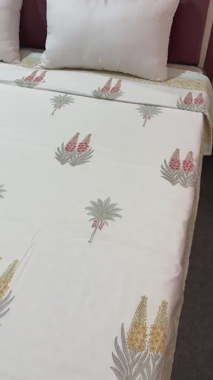 Mulmul Cotton Hand Block Printed Reversible Dohar