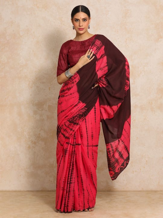 Classic Jaipuri Printed Cotton Mulmul Saree for Women