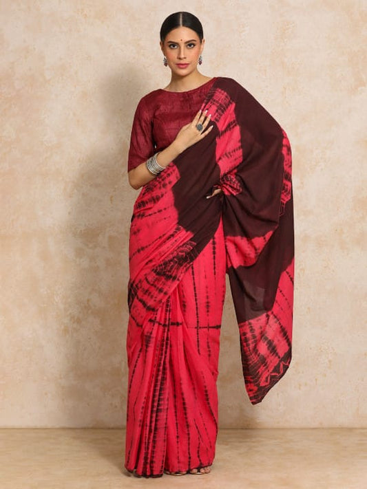 Classic Jaipuri Printed Cotton Mulmul Saree for Women