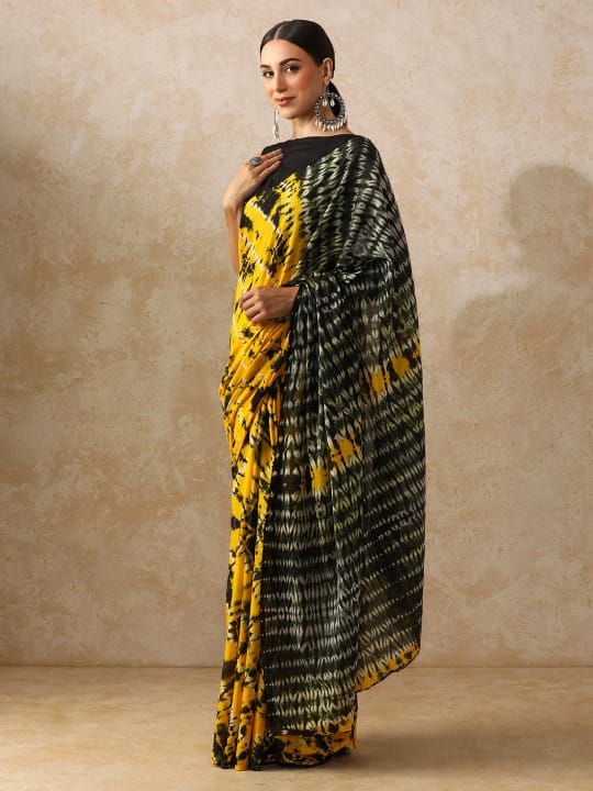 Classic Jaipuri Printed Cotton Mulmul Saree for Women