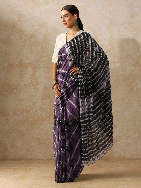 Classic Jaipuri Printed Cotton Mulmul Saree for Women