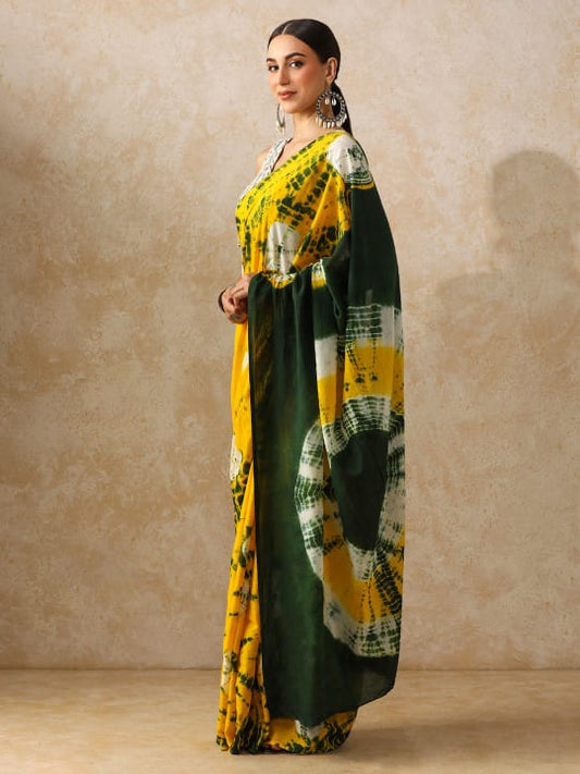 Classic Jaipuri Printed Cotton Mulmul Saree for Women