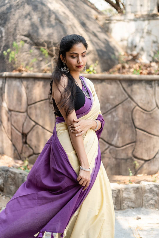 Dreamy Mahogany - Tie and Dye Saree